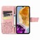 Case Cover For Samsung Galaxy M15 Butterfly Love Flower Embossed Leather Phone Case(Rose Gold)