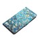 Case Cover For Samsung Galaxy A16 5G 3D Pattern Leather Phone Case(Blue Base Apricot Flower)
