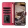 Case Cover For Samsung Galaxy A16 5G Cat Embossing Pattern Leather Phone Case with Lanyard(Red)