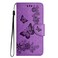 Case Cover For Samsung Galaxy A06 4G Butterfly Embossed Flip Leather Phone Case(Purple)