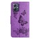 Case Cover For Samsung Galaxy A06 4G Butterfly Embossed Flip Leather Phone Case(Purple)