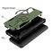 Case Cover For Samsung Galaxy A16 4G / 5G Armor MagSafe Holder PC Hybrid TPU Phone Case(Army Green)