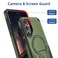 Case Cover For Samsung Galaxy A16 4G / 5G Armor MagSafe Holder PC Hybrid TPU Phone Case(Army Green)