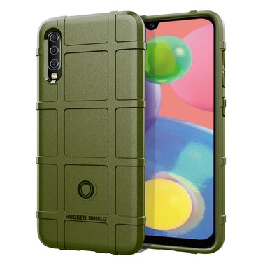 Case Cover For Galaxy A70s Full Coverage Shockproof TPU Case(Army Green)