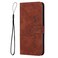 Case Cover For Samsung Galaxy A42 5G Skin Feel Heart Pattern Leather Phone Case(Brown)