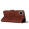 Case Cover For Samsung Galaxy A42 5G Skin Feel Heart Pattern Leather Phone Case(Brown)