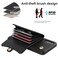 Case Cover For Samsung Galaxy A50 RFID Card Slot Leather Phone Case with Long Lanyard(Black)