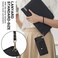 Case Cover For Samsung Galaxy A50 RFID Card Slot Leather Phone Case with Long Lanyard(Black)