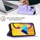 Case Cover For Samsung Galaxy M30s / M21 Skin-feel Embossed Leather Phone Case(Light Purple)