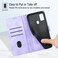 Case Cover For Samsung Galaxy M30s / M21 Skin-feel Embossed Leather Phone Case(Light Purple)