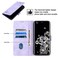 Case Cover For Samsung Galaxy S20 Ultra Skin-feel Embossed Leather Phone Case(Light Purple)