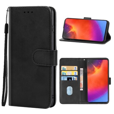 Case Cover Leather Phone Case For Samsung Galaxy A9 Pro 2019(Black)