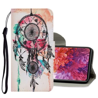 Case Cover For Samsung Galaxy S20 FE 5G / S20 Lite Coloured Drawing Pattern Horizontal Flip PU Leather Case with Holder &amp; Card Slots &amp; Wallet &amp; Lanyard(Wind Chimes)