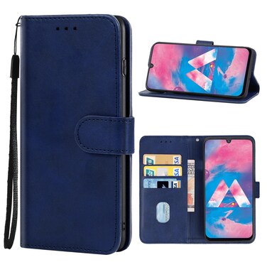 Case Cover For Samsung Galaxy M30 / A40s Leather Phone Case(Blue)