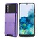 Case Cover For Galaxy S20 Drop &amp; Shockproof TPU+PC Case with Card Slot(Purple)