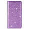 Case Cover For Samsung Galaxy Note 10 Ultrathin Glitter Magnetic Horizontal Flip Leather Case with Holder &amp; Card Slots(Purple)