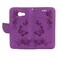 Case Cover For Galaxy A5 (2017) / A520 Butterflies Embossing Horizontal Flip Leather Case with Holder &amp; Card Slots &amp; Wallet &amp; Lanyard (Purple)