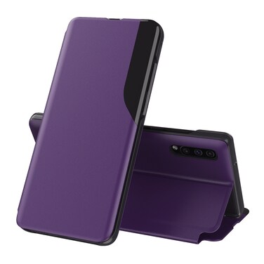 Case Cover For Samsung Galaxy A50 / A30s / A50s Attraction Flip Holder Leather Phone Case(Purple)