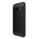 Case Cover  For Galaxy S8 Brushed Carbon Fiber Texture Shockproof TPU Protective Cover Case (Black)