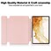 Case Cover  For Samsung Galaxy Tab S9+ 360 Rotation Transparent Smart Leather Case(Pink)