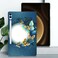 Case Cover  For Samsung Galaxy Tab S9+ / S9 FE+ Color Painting Pattern Smart Tablet TPU Case(Butterfly Circle)