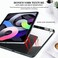 Case Cover  For Samsung Galaxy Tab S9+ / S9 FE+ Color Painting Pattern Smart Tablet TPU Case(Butterfly Circle)
