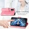 Case Cover  Butterfly Love Flowers Embossed Horizontal Flip Leather Case with Holder &amp; Card Slots &amp; Wallet &amp; Lanyard For vivo IQOO Neo 3(Pink)