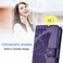 Case Cover  Butterfly Love Flowers Embossed Horizontal Flip Leather Case with Holder &amp; Card Slots &amp; Wallet &amp; Lanyard For vivo IQOO 7(Dark Purple)