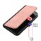 Case Cover For vivo Y100 5G IDN/Y200e 5G Global Side Buckle Double Fold Hand Strap Leather Phone Case(Pink)