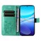 Case Cover For vivo Y200e 5G Global / V30 Lite India 3D Butterfly Embossed Flip Leather Phone Case(Green)