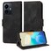 Case Cover For vivo Y77 5G / iQOO Z6 Lite Global Embossed Rhombus Starry Leather Phone Case(Black)