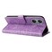 Case Cover For vivo Y03 4G Embossed Sunflower Leather Phone Case(Purple)