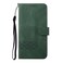 Case Cover For vivo Y300 / vivo V40 Lite 4G / 5G IDN Cubic Skin Feel Flip Leather Phone Case(Green)