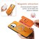 Case Cover For vivo iQOO 11 Pro 5G Retro Magsafe Cross Leather Ring Holder Card Bag Phone Case(Yellow)