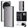 Case Cover For vivo X100 Ultra 5G Cubic Grid Texture Flip Leather Phone Case(Silver)