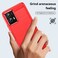 Case Cover For vivo Y30 5G Brushed Texture Carbon Fiber Shockproof TPU Phone Case(Red)