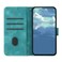 Case Cover For vivo Y29 4G Line Pattern Skin Feel Leather Phone Case(Light Blue)