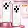 Case Cover For vivo X100 Transparent Plating Fine Hole Phone Case(Transparent)