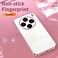 Case Cover For vivo X100 Transparent Plating Fine Hole Phone Case(Transparent)