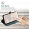 Case Cover For vivo Y300 / vivo V40 Lite 4G / 5G IDN Side Buckle Double Fold Hand Strap Leather Phone Case(Dark Green)