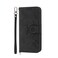 Case Cover For vivo Y29s 5G / Y04 4G Skin Feel Flowers Embossed Wallet Leather Phone Case(Black)