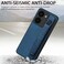 Case Cover For vivo Y21s Retro Wristband Holder Leather Back Phone Case(Blue)