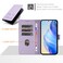 Case Cover For vivo X100 Pro 5G Smile Embossing RFID Leather Phone Case(Light Purple)