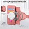 Case Cover For vivo V40 Lite CaseNeo MagSafe RFID Anti-theft Retro Leather Phone Case(Pink)