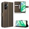 Case Cover For Realme C33 4G Diamond Texture Leather Phone Case(Brown)