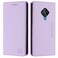 Case Cover For vivo Y31 4G 2021 India / Y53s RC01 Dual-Folded Magnetic Suction RFID Leather Phone Case(Light Purple)