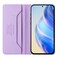 Case Cover For vivo Y31 4G 2021 India / Y53s RC01 Dual-Folded Magnetic Suction RFID Leather Phone Case(Light Purple)