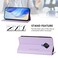Case Cover For vivo Y31 4G 2021 India / Y53s RC01 Dual-Folded Magnetic Suction RFID Leather Phone Case(Light Purple)