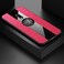 Case Cover For OPPO Realme X / K3 XINLI Stitching Cloth Textue Shockproof TPU Protective Case with Ring Holder(Red)