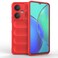 Case Cover For vivo Y27 4G Global Magic Shield TPU + Flannel Phone Case(Red)